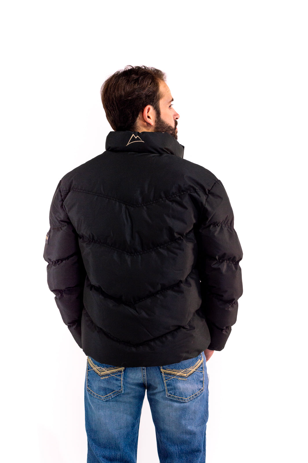 Chamarra Caballero Doble Vista Black/Kakhi