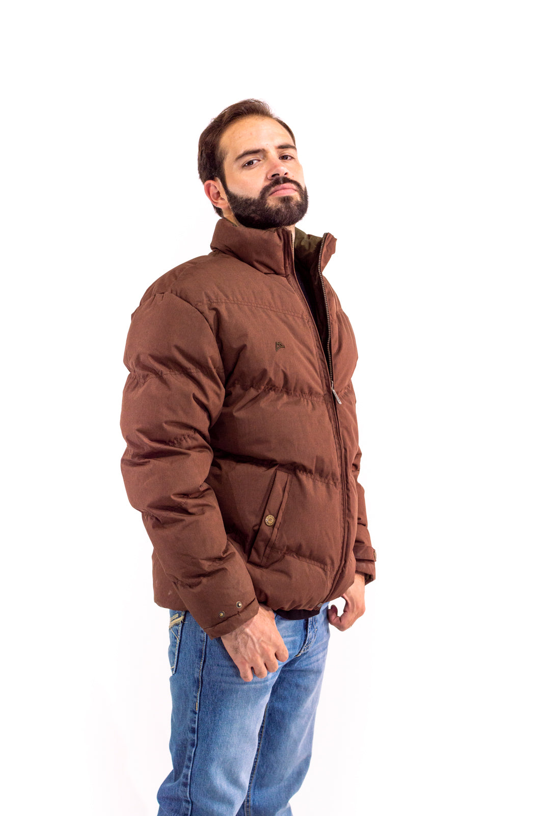 Chamarra Caballero Doble Vista Red Coffee/Dark Olive JK120517-ME3-8