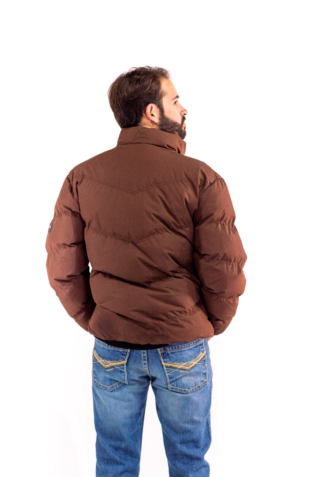 Chamarra Caballero Doble Vista Red Coffee/Dark Olive JK120517-ME3-8