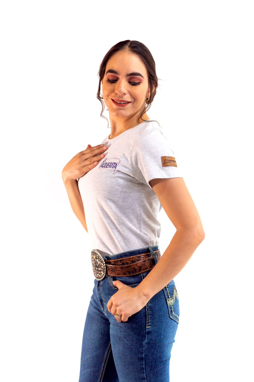 Playera Para Dama Jaspe Avena TSD005
