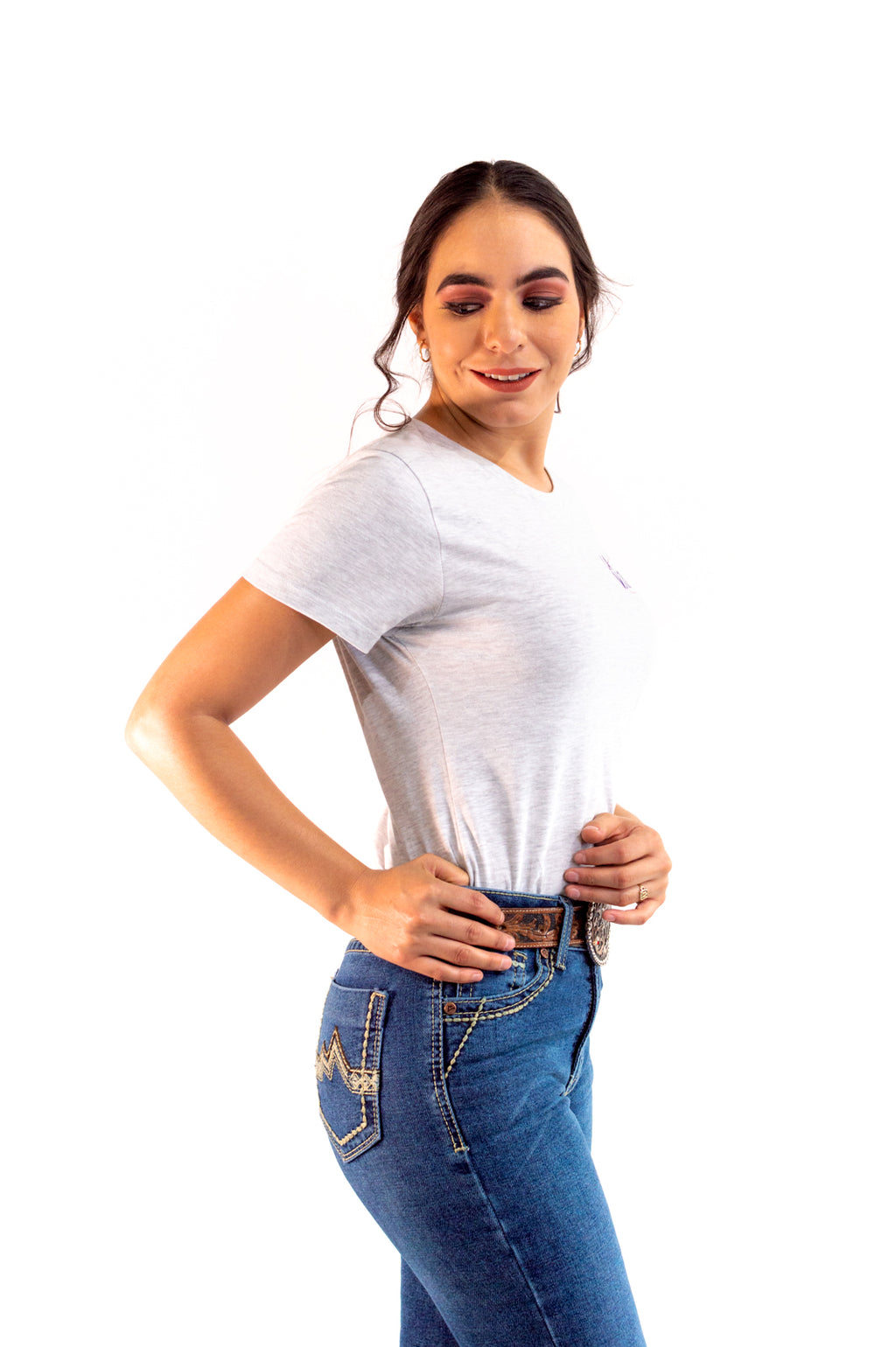 Playera Para Dama Jaspe Avena TSD005