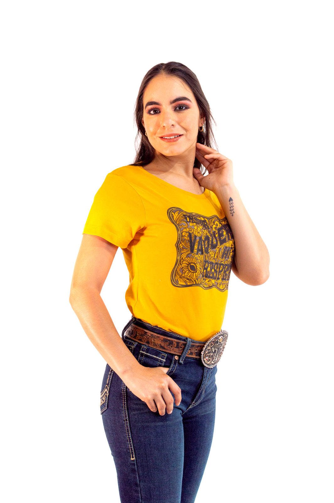 Mustard women's t-shirt
