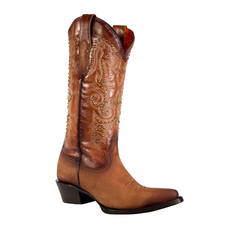 Bota Vaquera Dama Crazy Miel