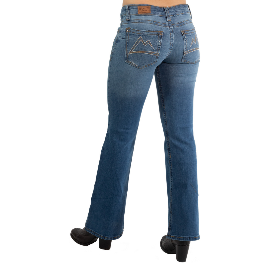 Jeans cintura media azul DM025