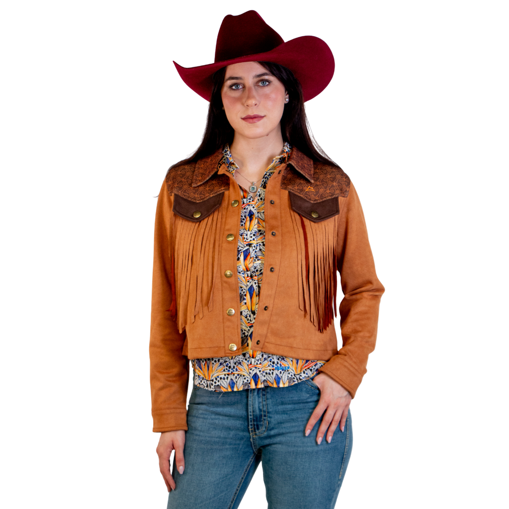 Chamarra Paisley Yellow Suede / Canvas