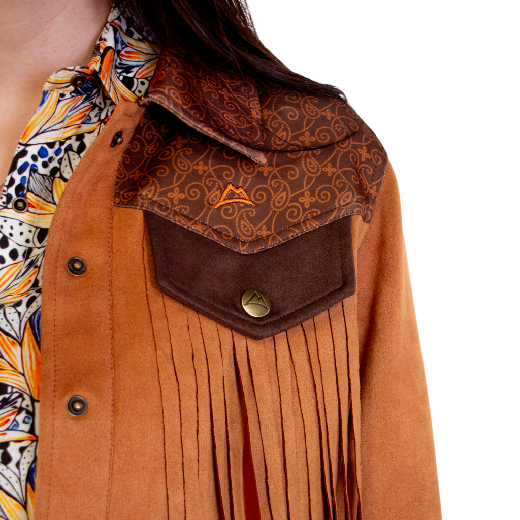 Chamarra Paisley Yellow Suede / Canvas