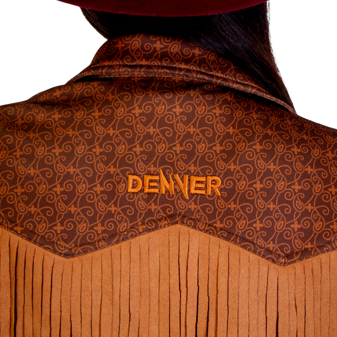 Chaleco Rameado Paisley Yellow