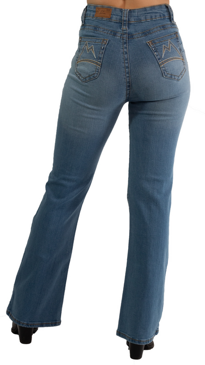 Jeans Icy Denver cintura alta azul claro DM017