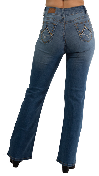 Pantalón Jeans Vaquero cintura alta Icy Denver azul claro DM015