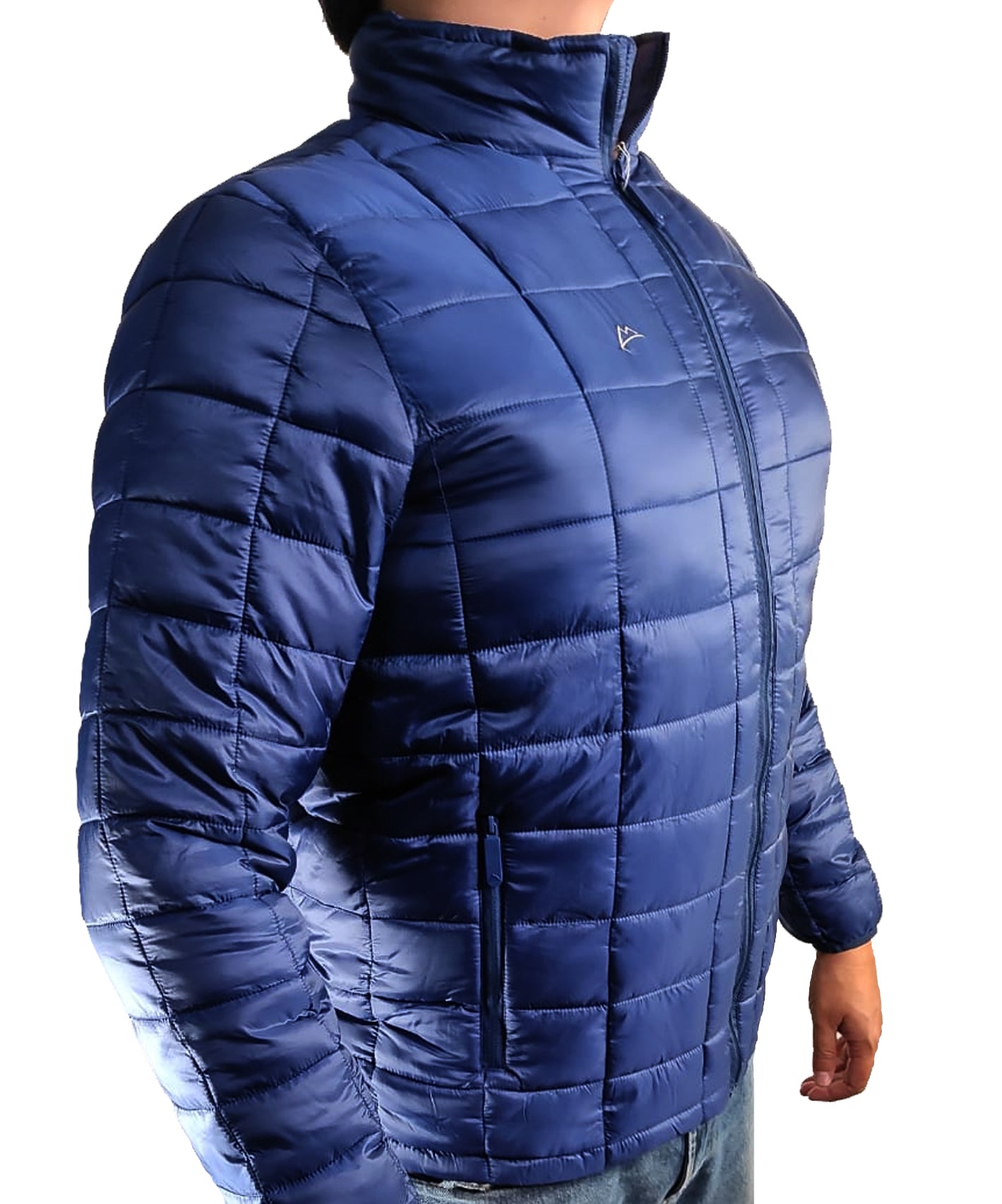 Men's navy nylon jacket JK0419-1