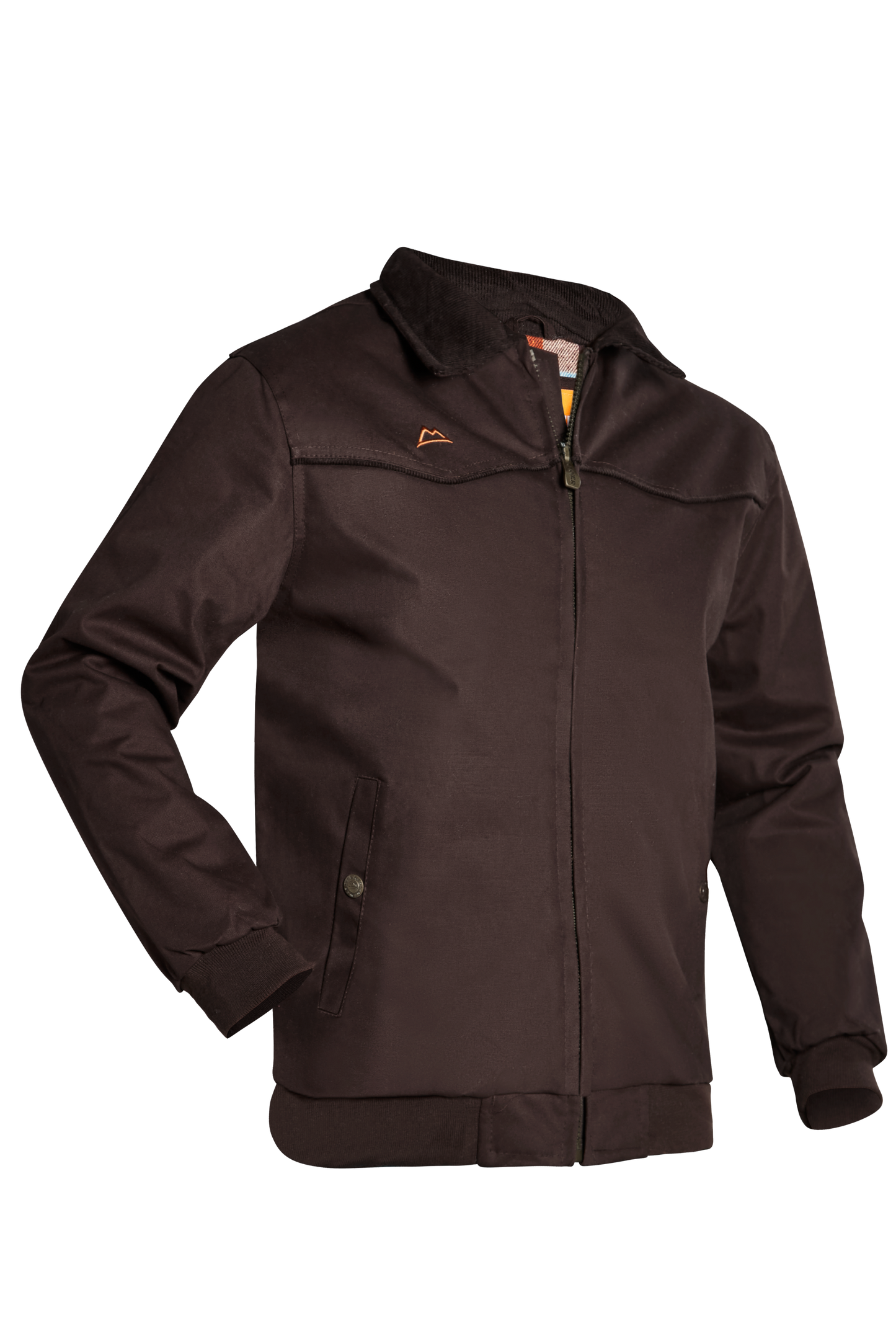 Brown canvas jacket JK1820-CV10