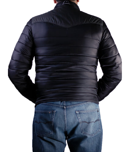 Melange black/black men's jacket JK2424ME-1