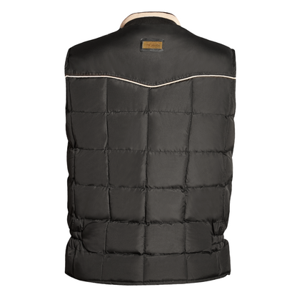 Checked waistcoat Black/Khaki VE0213-2-1